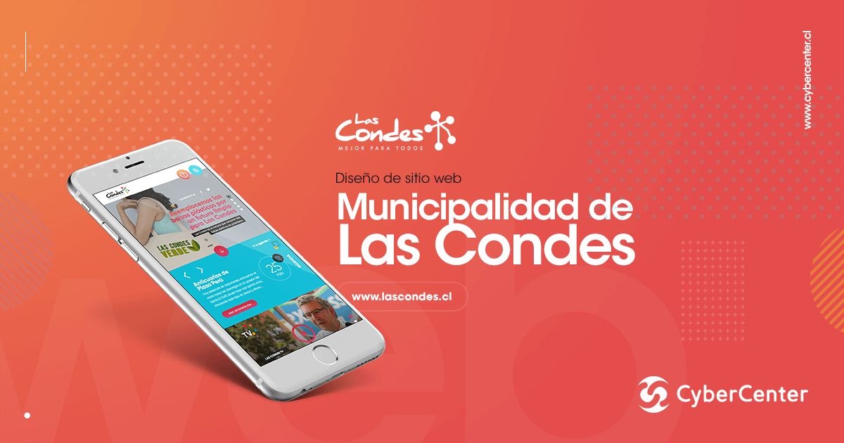 Diseño sitio web Municipalidad de Las Condes | Agencia Digital Cybercenter