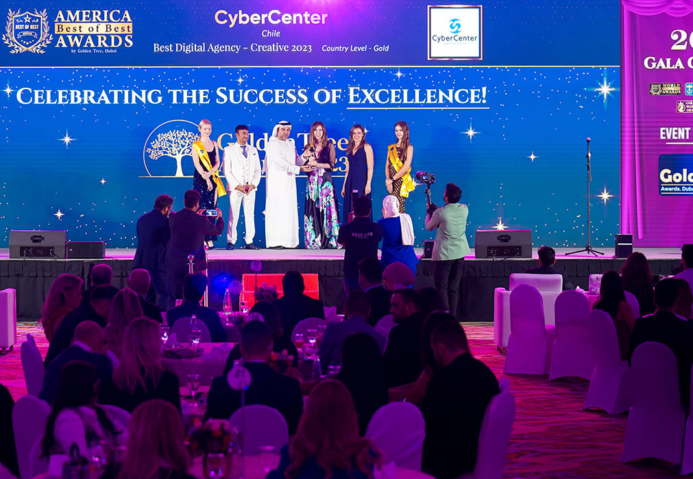 Cybercenter gana los Golden Tree Awards con el premio America Best of Best Awards como Mejor Agencia Digital y Creativa