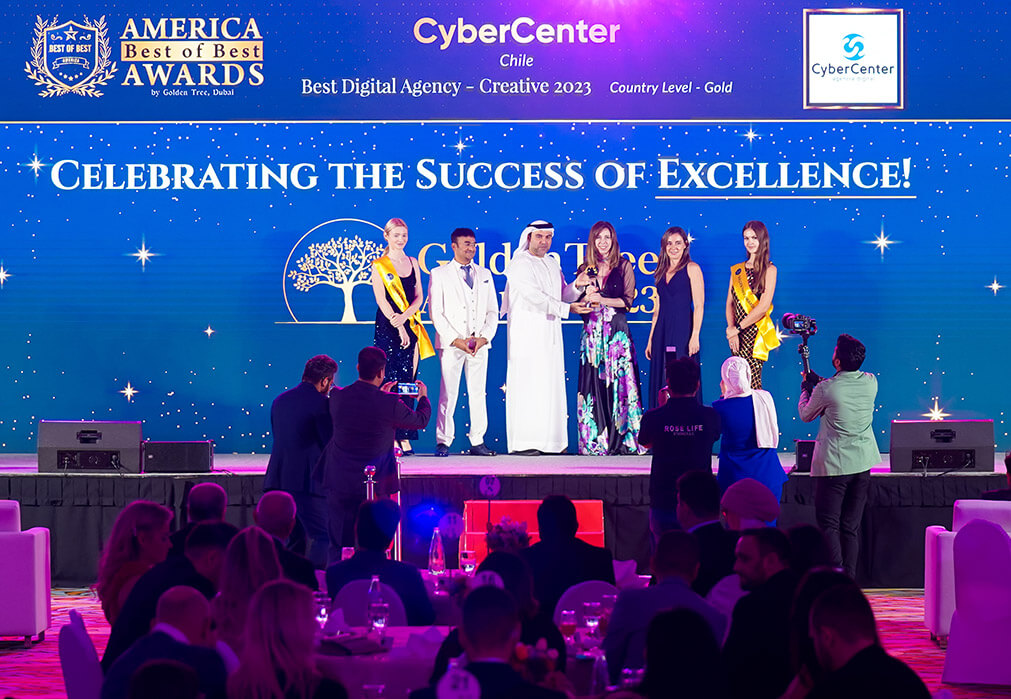 Cybercenter gana los Golden Tree Awards con el premio America Best of Best Awards como Mejor Agencia Digital y Creativa